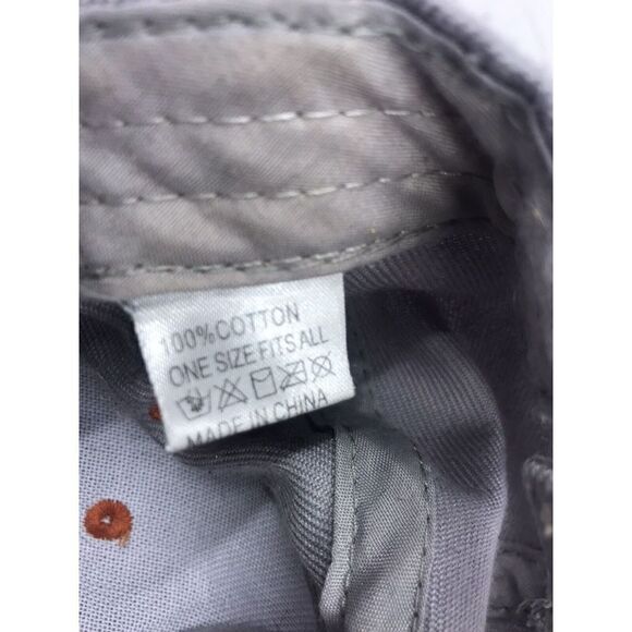 Harley Davidson Cap Tan/ Orange  100% Cotton  One Size Embroider - Picture 4 of 5